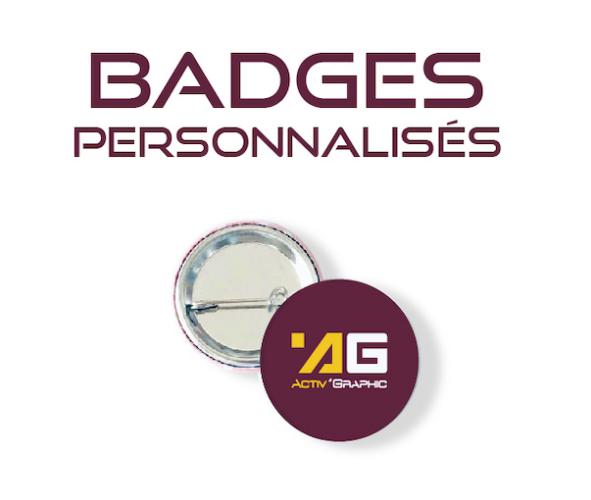 badges personnalisés